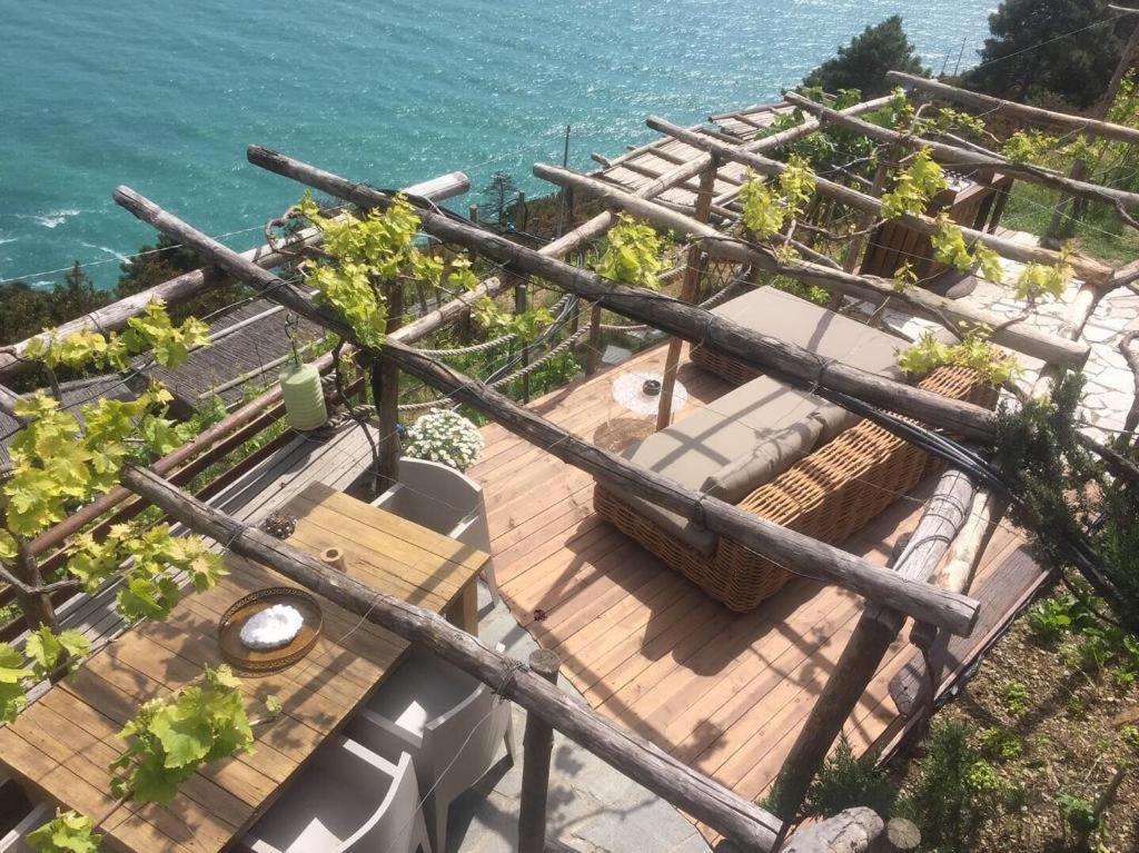 Вілла Refuge Uwabio Organic Vineyard Cinqueterre Ріомаджоре Екстер'єр фото