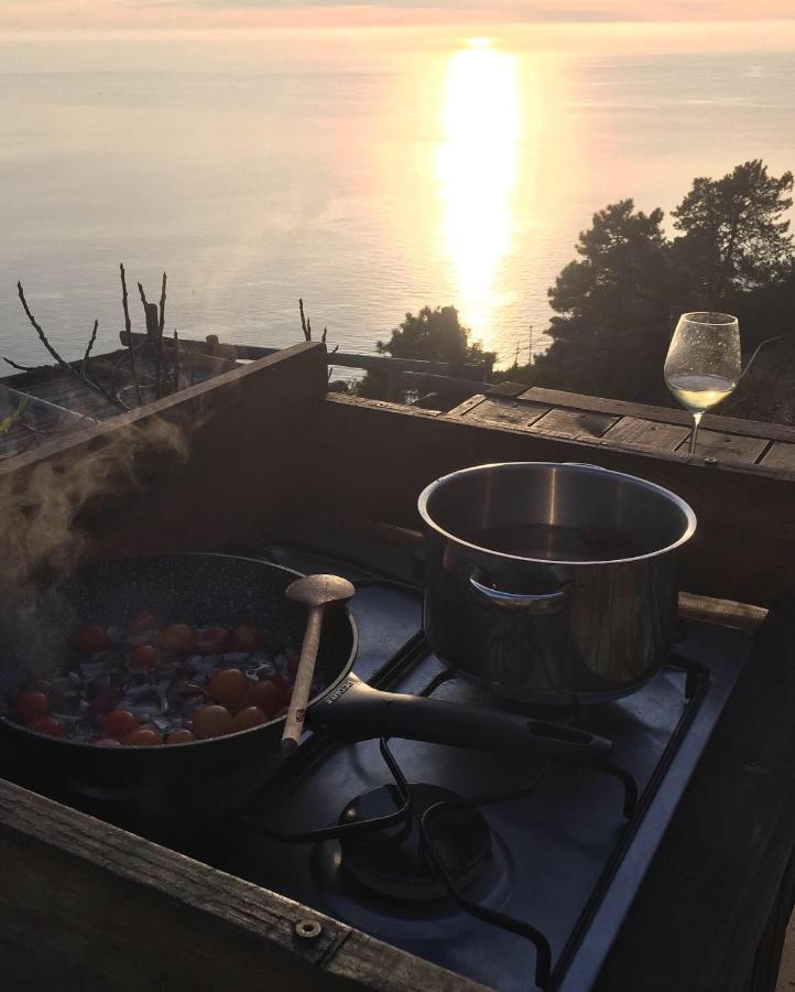 Вілла Refuge Uwabio Organic Vineyard Cinqueterre Ріомаджоре Екстер'єр фото