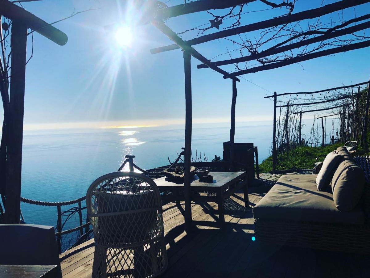 Вілла Refuge Uwabio Organic Vineyard Cinqueterre Ріомаджоре Екстер'єр фото