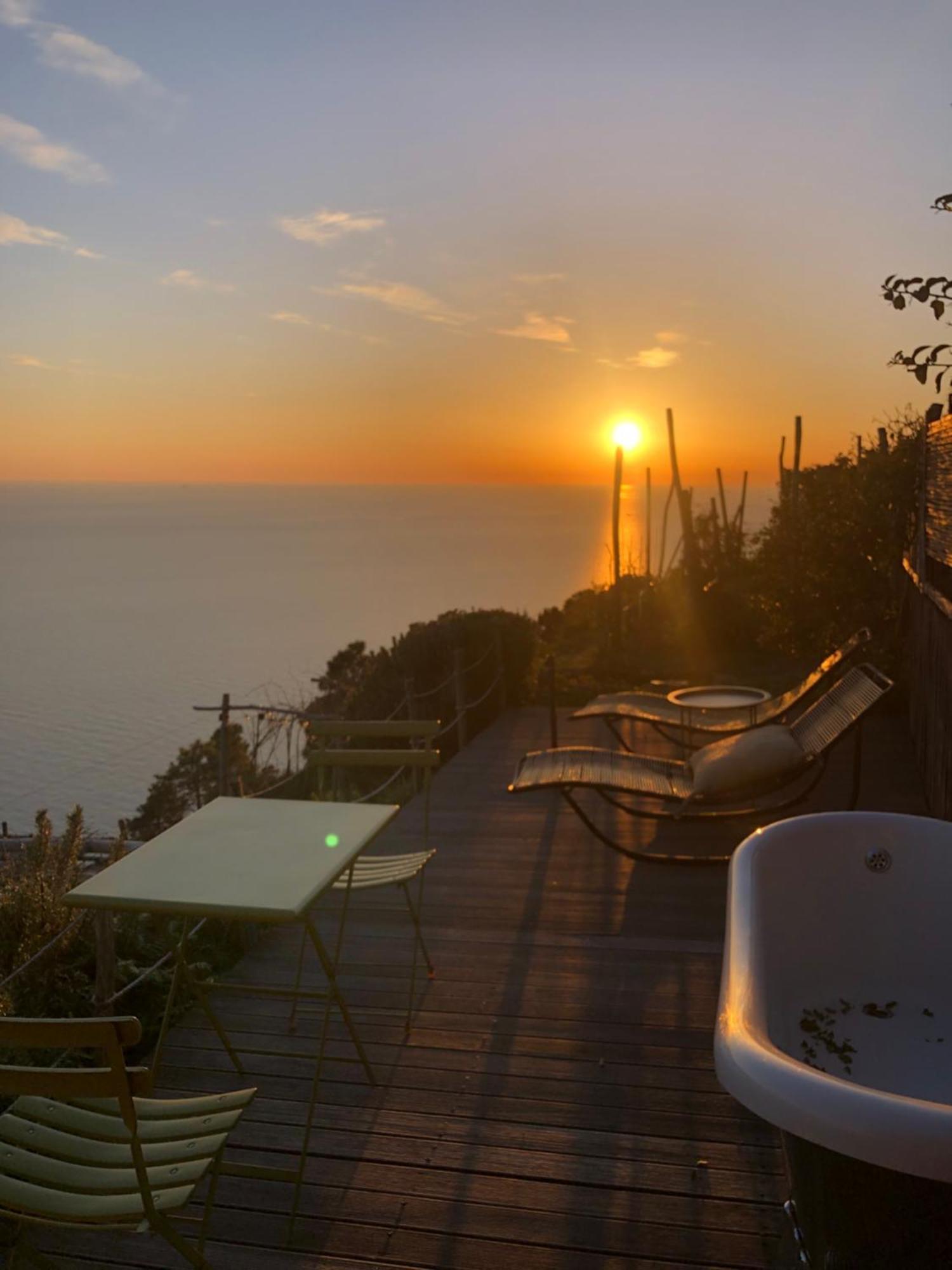 Вілла Refuge Uwabio Organic Vineyard Cinqueterre Ріомаджоре Екстер'єр фото
