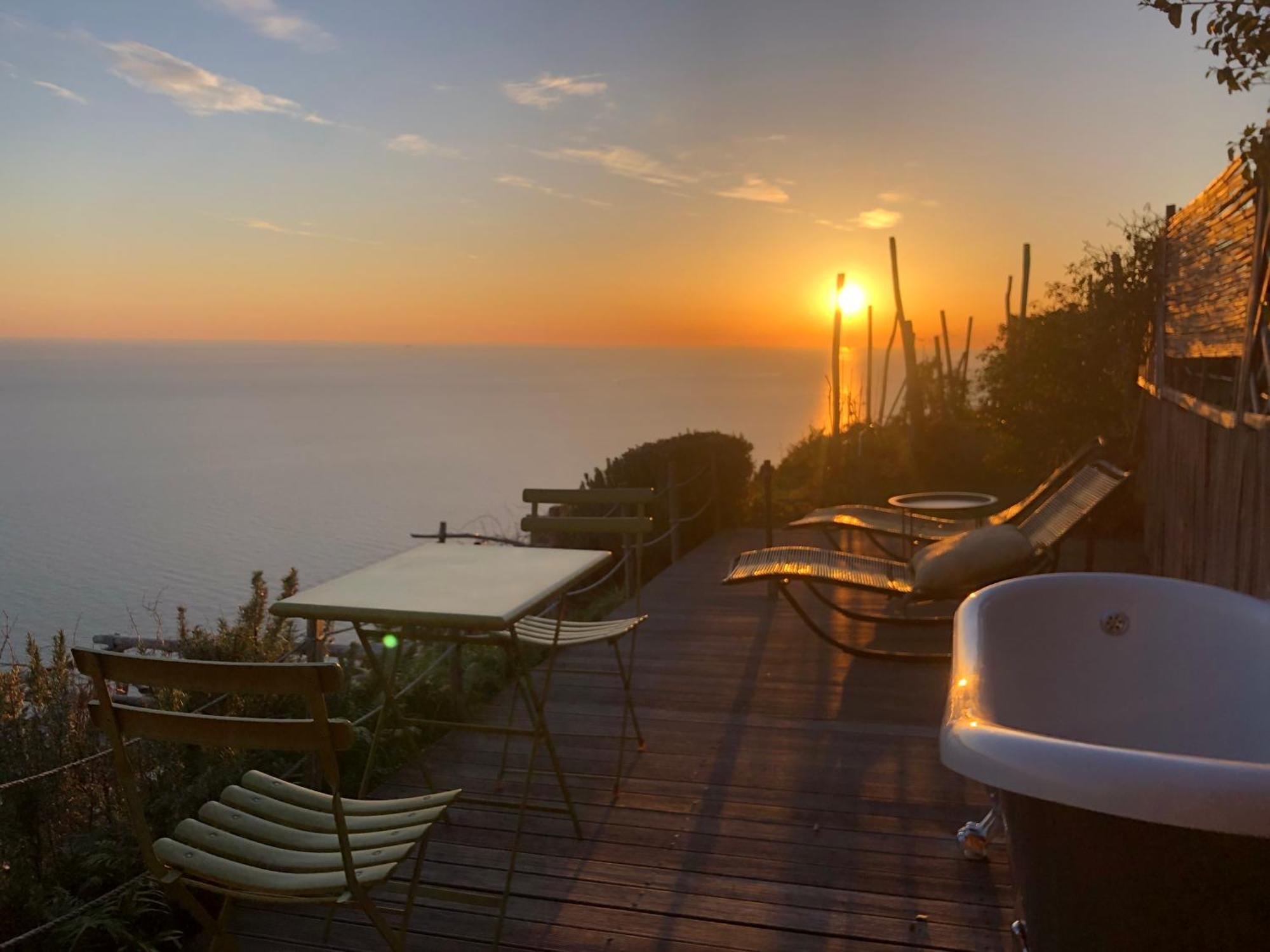 Вілла Refuge Uwabio Organic Vineyard Cinqueterre Ріомаджоре Екстер'єр фото
